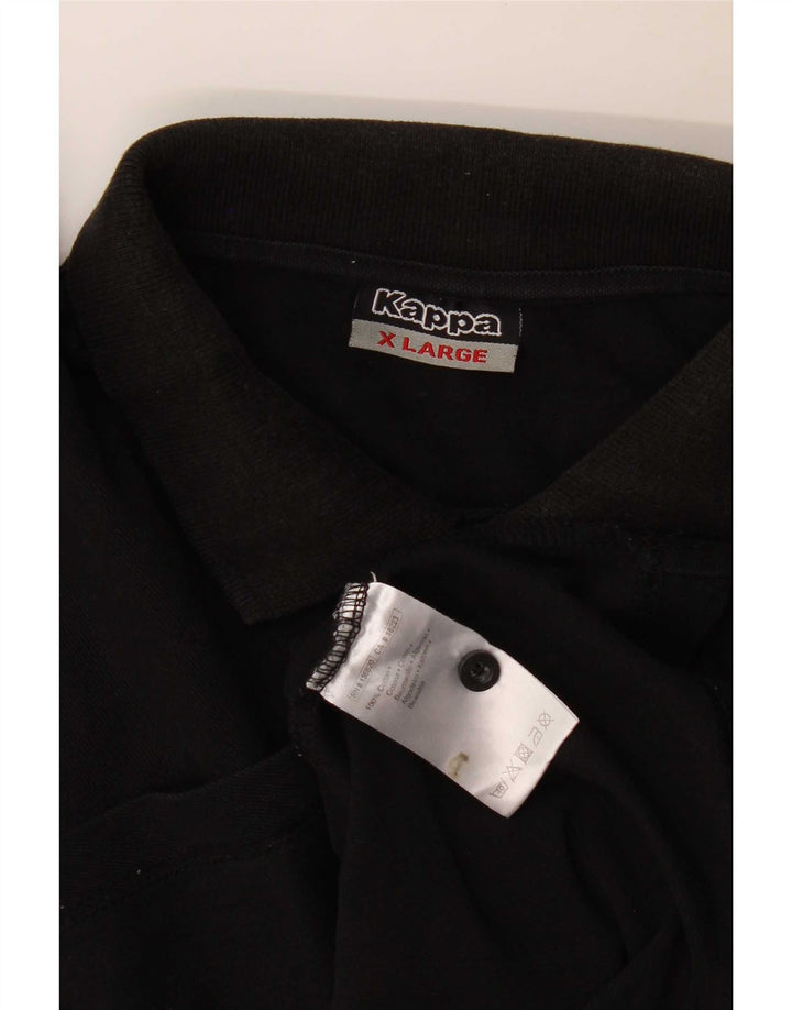 Polo Kappa Uomo XL Cotone Nera