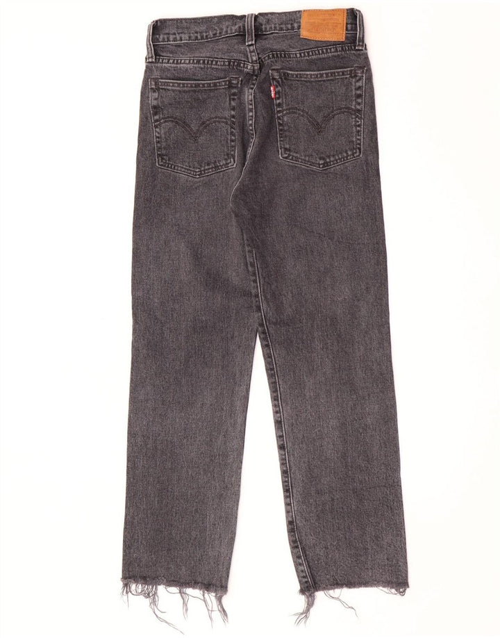Jeans dritti Wedgie da donna Levi's W26 L26 cotone grigio