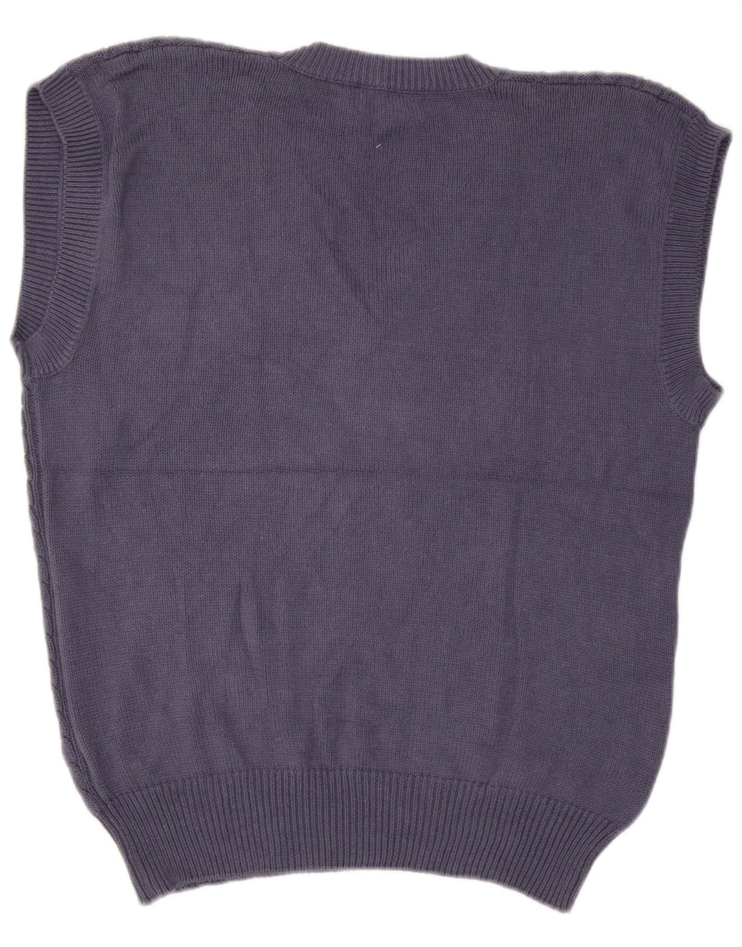 Canottiera vintage da uomo, canotta grande in cotone blu navy