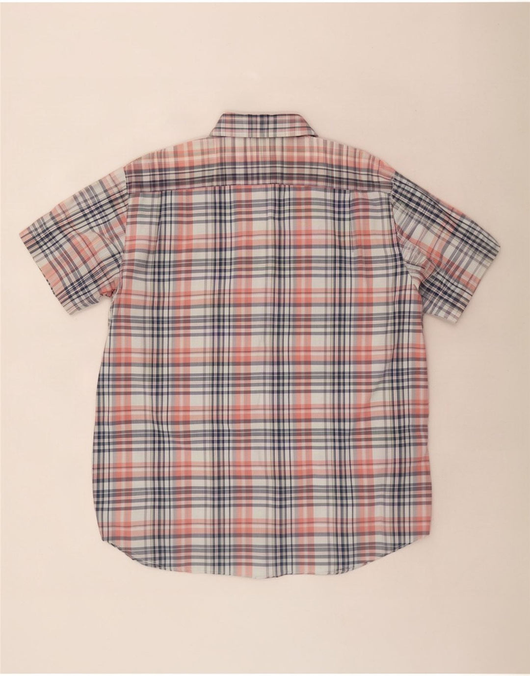 Camicia a maniche corte da uomo Nautica in cotone a quadri multicolore grande