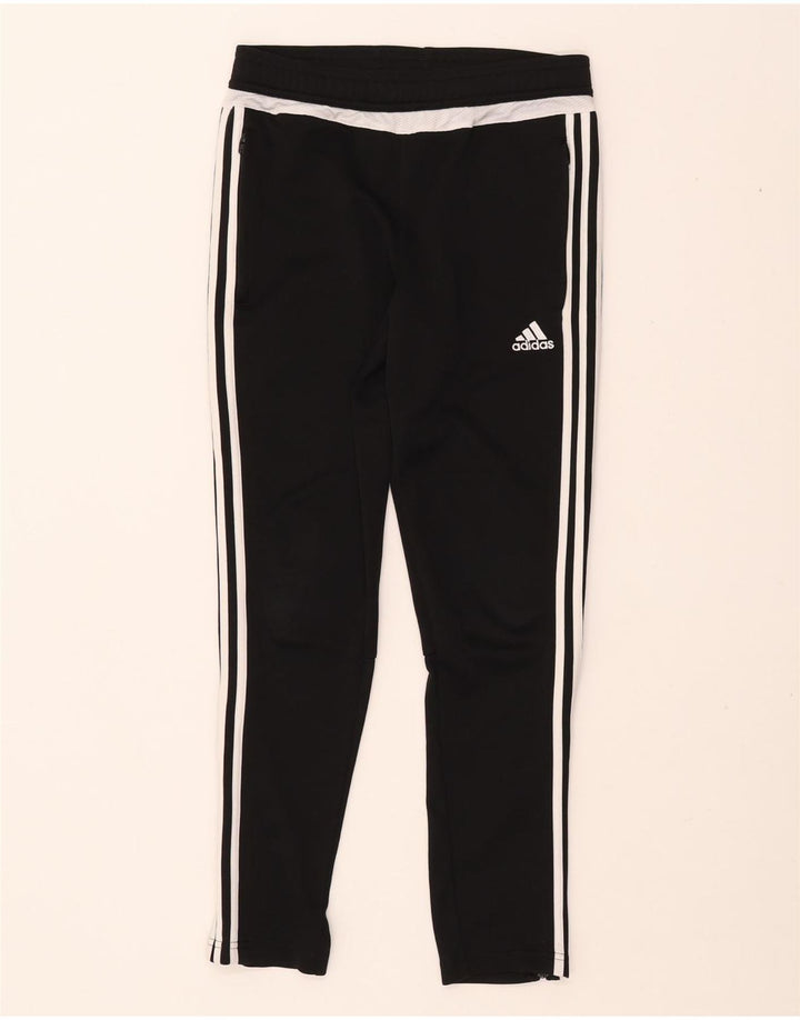 Pantaloni della tuta ADIDAS da ragazzo Climacool 11-12 anni in poliestere nero