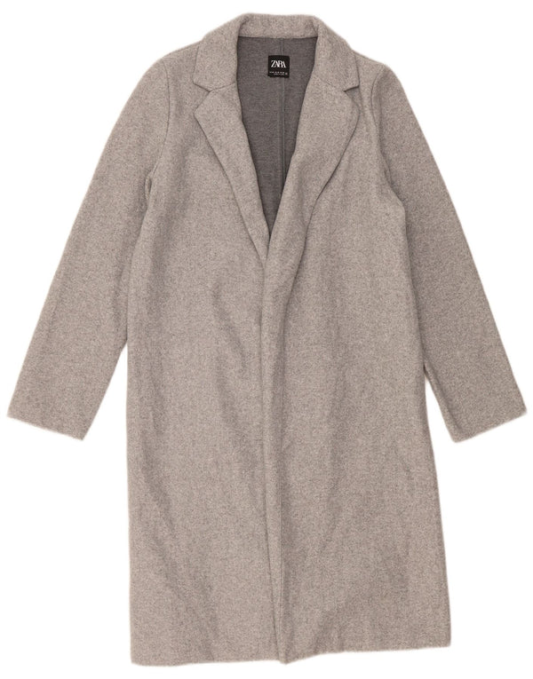 Cappotto aperto da donna Zara UK 14 Grigio medio
