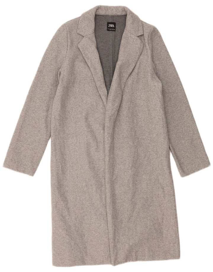 Cappotto aperto da donna Zara UK 14 Grigio medio