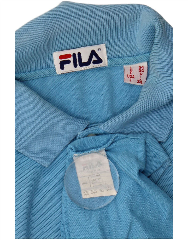 Polo Uomo Fila IT 54 XL Cotone Blu