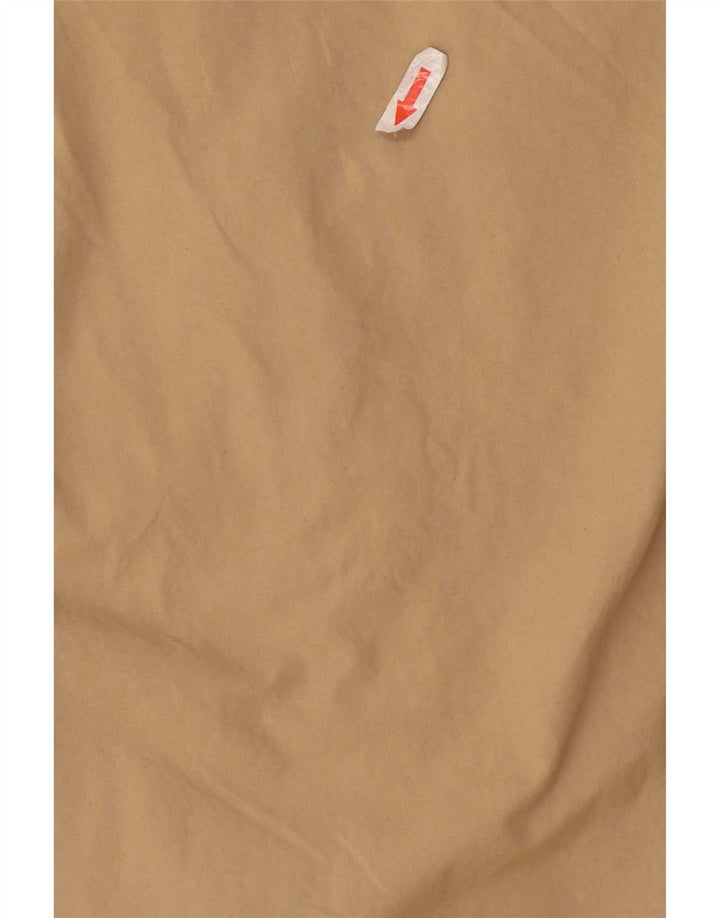 Camicia a maniche corte da uomo Nautica grande in cotone beige