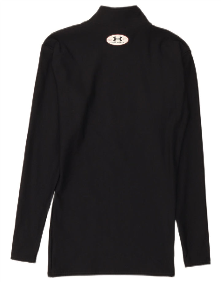 Under Armour Womens Cold Gear Top manica lunga UK 8 piccolo nylon nero