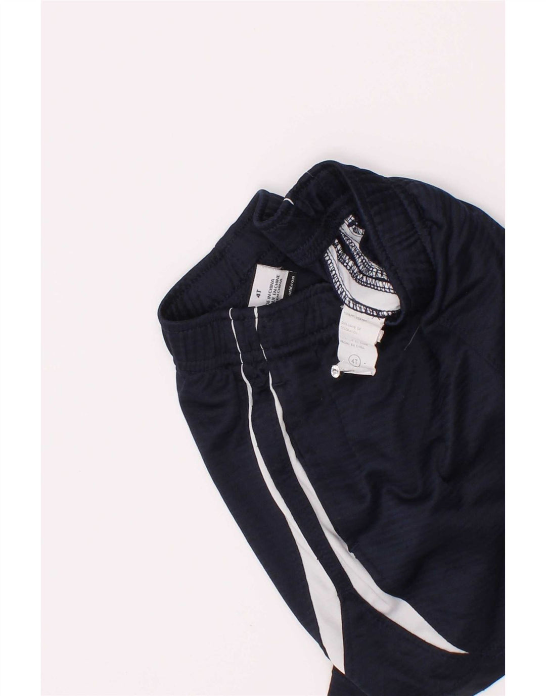 Pantaloncini sportivi Nike da ragazzo 3-4 anni in poliestere color block blu navy