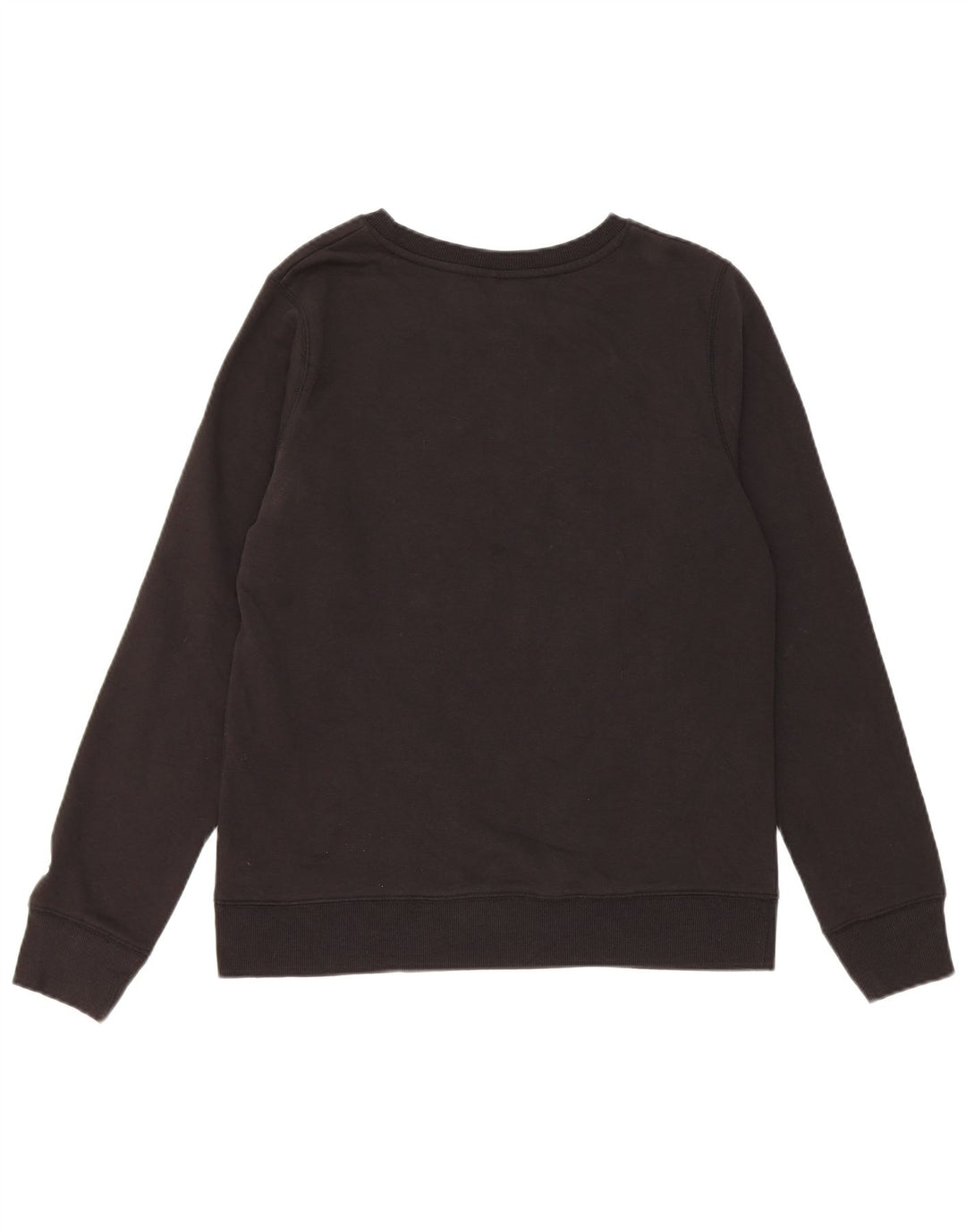 Felpa grafica da donna Champion Jumper UK 12 Medium Black Cotton