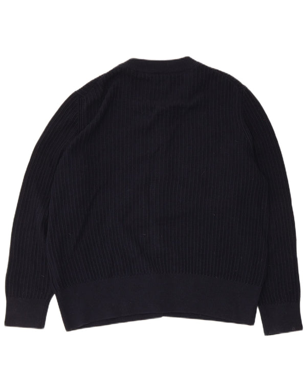 Maglione cardigan da donna Gant UK 18 XL cotone blu navy