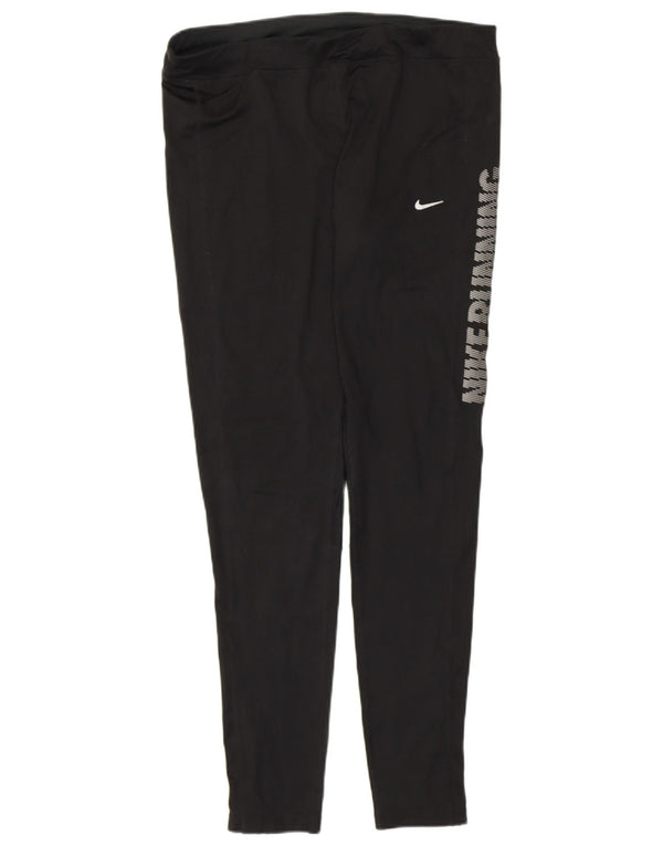 Leggings grafici NIKE da donna Dri Fit UK 18 XL poliestere nero