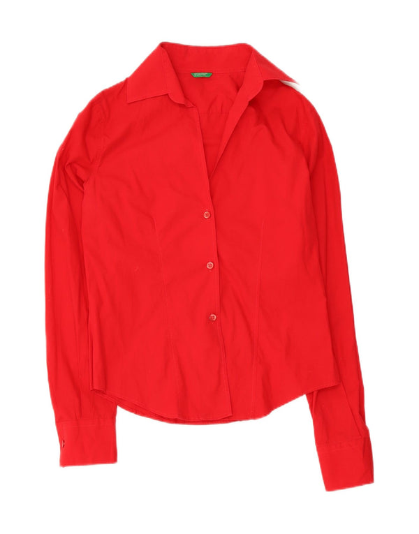 Camicetta da donna Benetton UK 12 rossa media