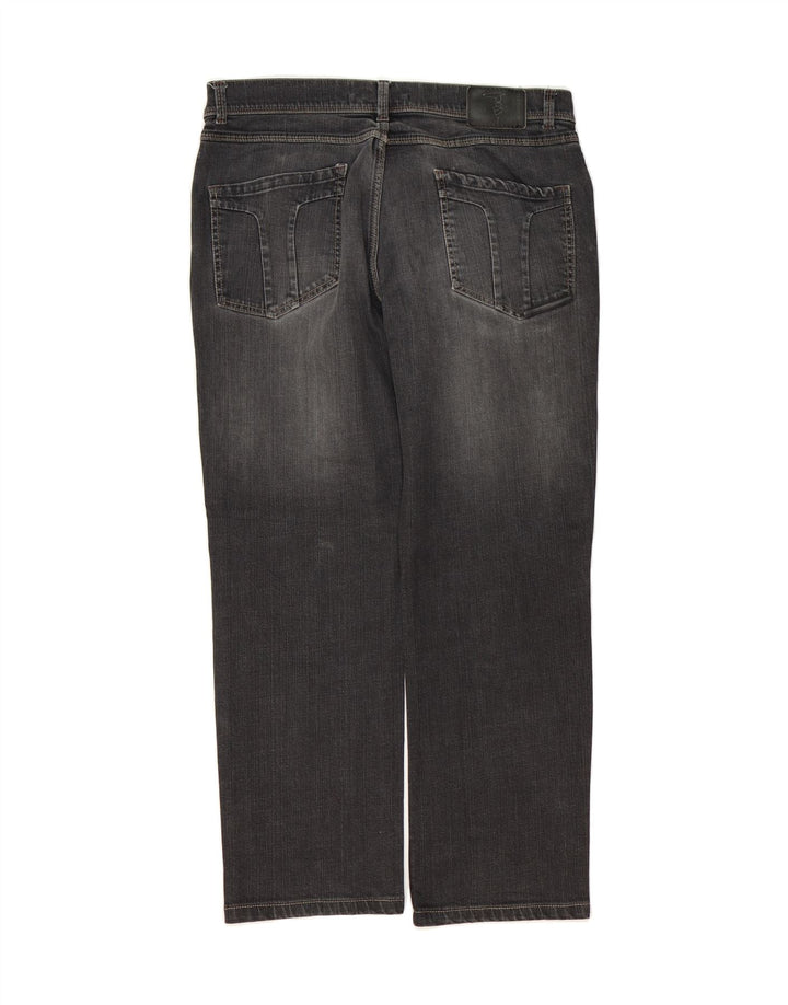 TRUSSARDI Mens Straight Jeans W36 L29 Grey Cotton Vintage Trussardi and Second-Hand Trussardi from Messina Hembry 