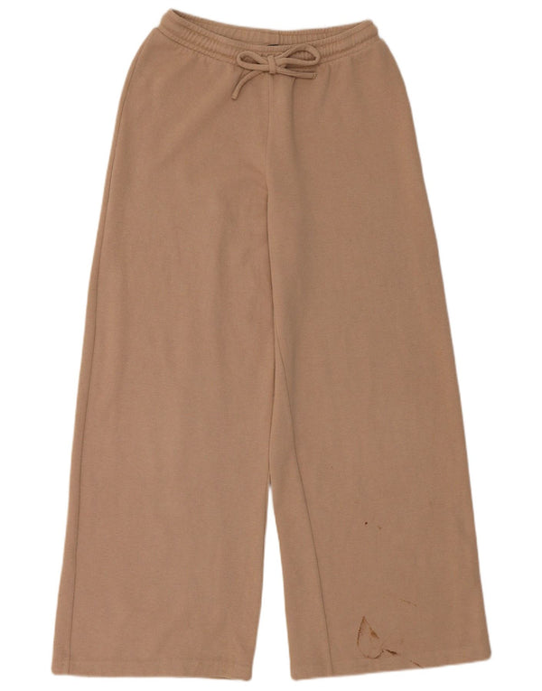 Pantaloni da tuta da donna Zara a gamba larga UK 12 Cotone beige medio