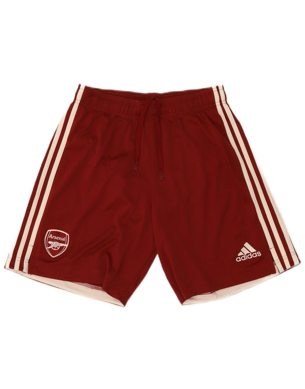 Pantaloncini sportivi Adidas da uomo Arsenal medio bordeaux in poliestere