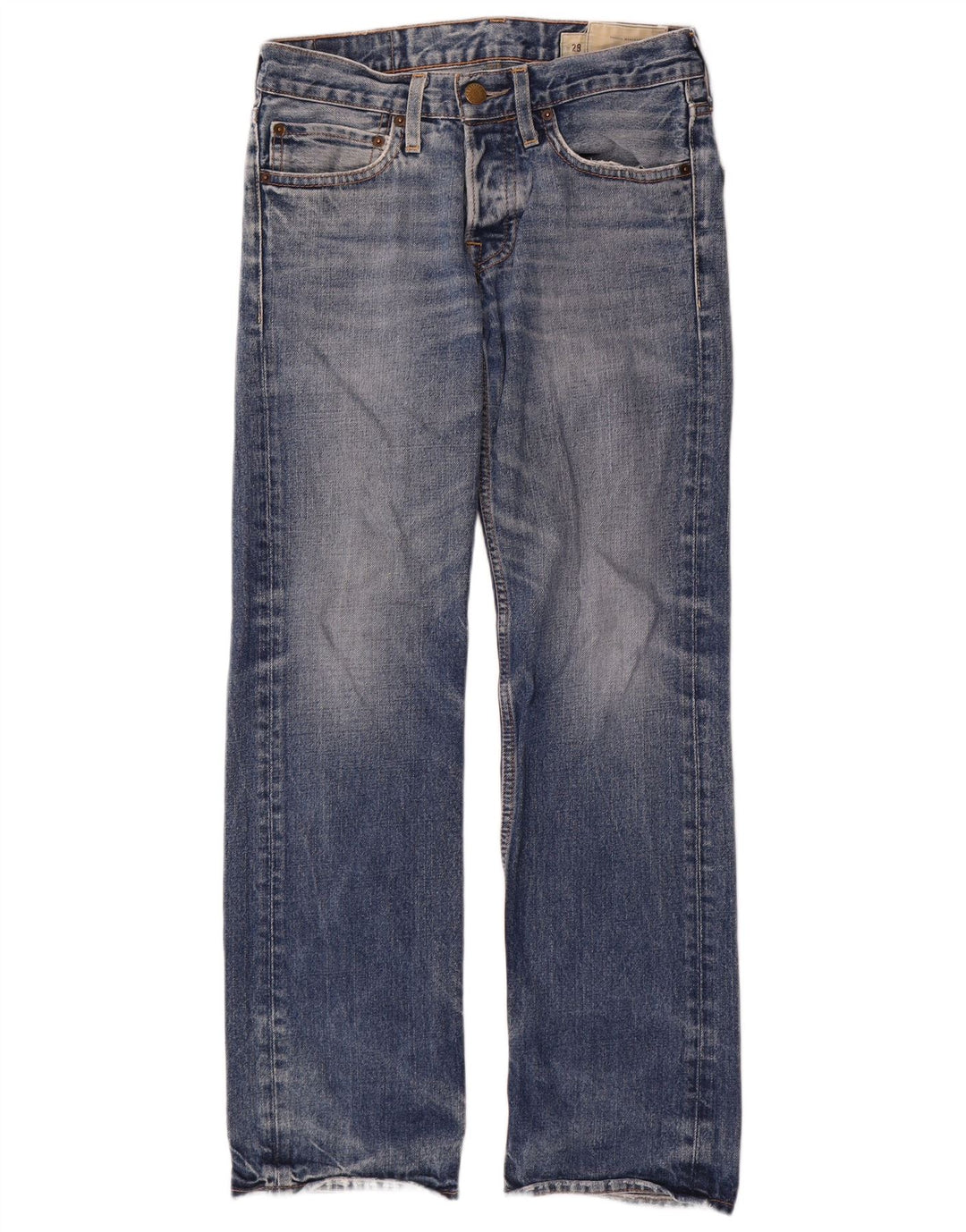 Jeans dritti da uomo Hollister W29 L30 cotone blu