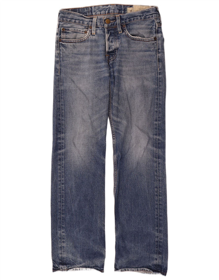 Jeans dritti da uomo Hollister W29 L30 cotone blu