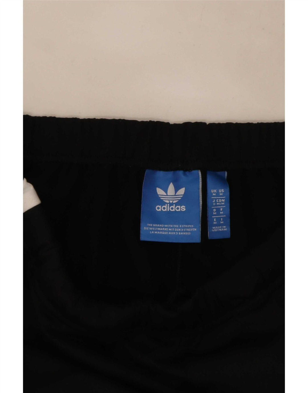 Pantaloni da tuta da uomo Adidas Medium Black Colourblock in poliestere