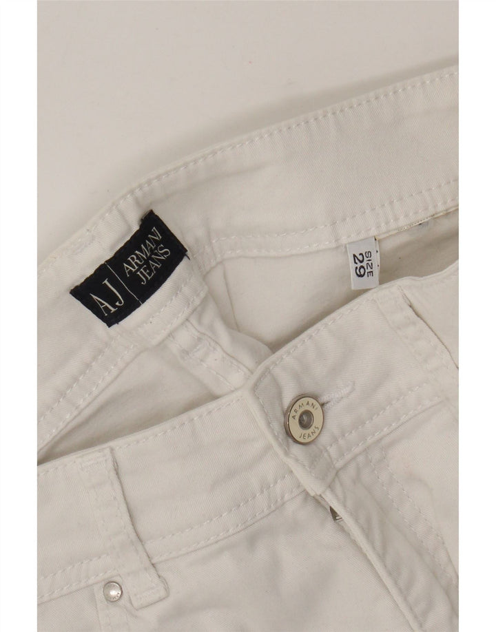 Jeans dritti da donna Armani Jeans W29 L27 bianchi