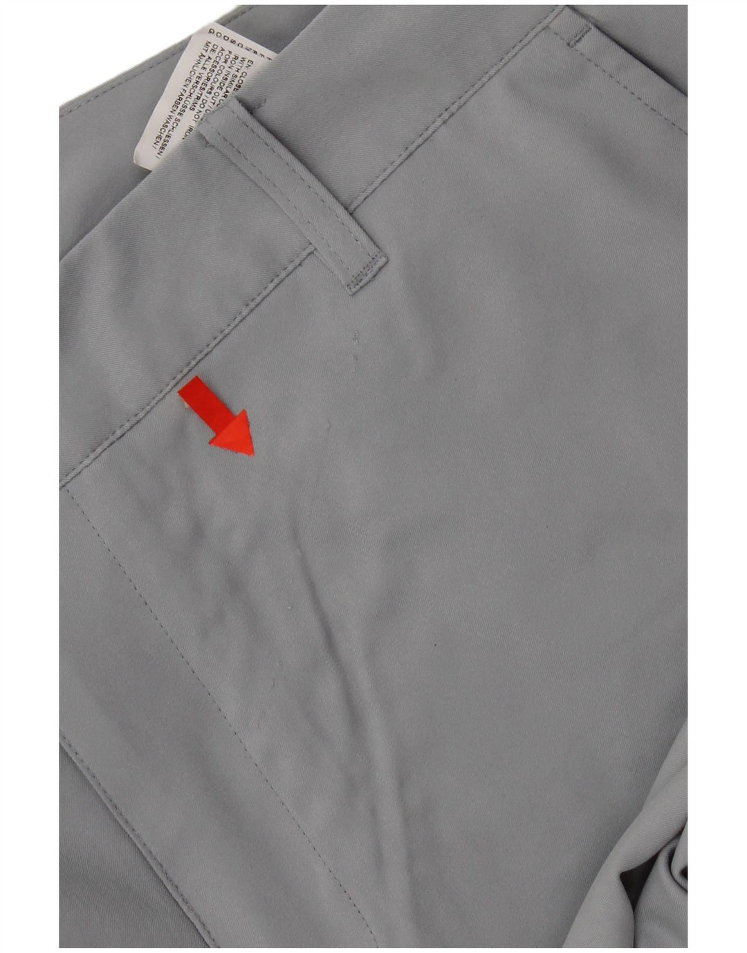 Pantaloni chino slim da uomo Puma W34 L32 poliestere grigio