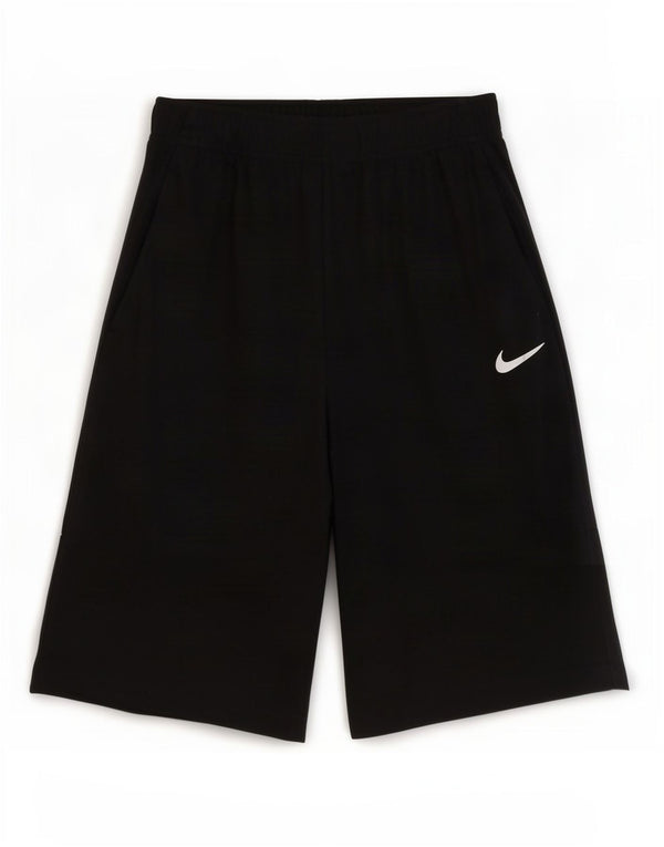 Pantaloncini sportivi Nike da ragazzo Dri Fit 13-14 anni XL poliestere nero