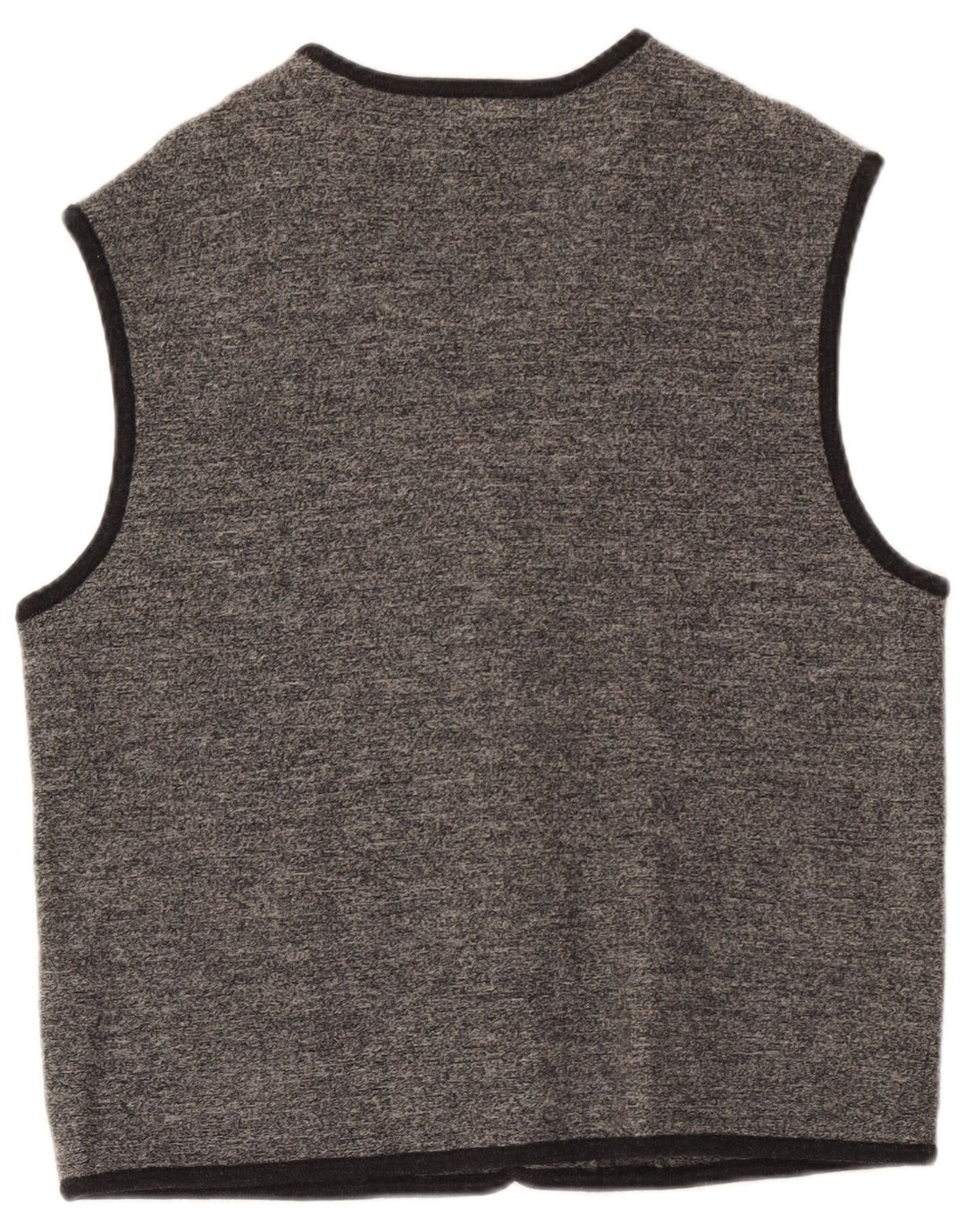 Maglione cardigan senza maniche da uomo Geiger IT 52 Large Grigio