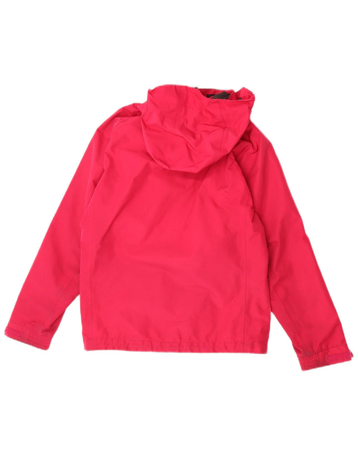 Giacca antipioggia grafica con cappuccio per ragazze Helly Hansen 11-12 anni in poliestere rosa
