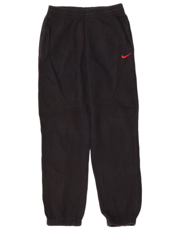 Pantaloni da tuta con grafica Nike da ragazzo, pantaloni da jogging, 13-14 anni, XL, cotone nero