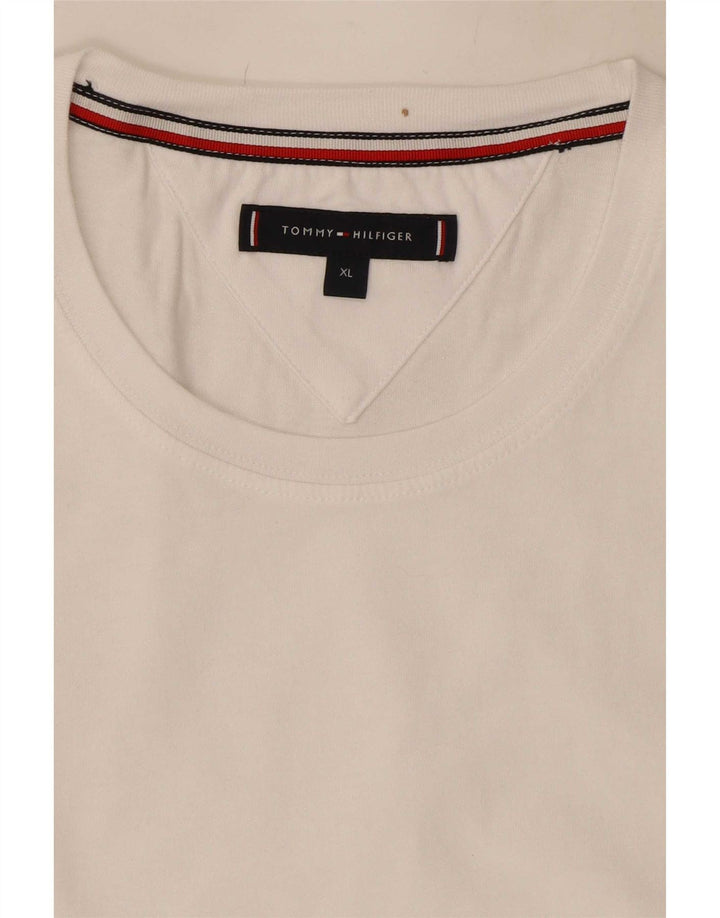 Maglietta da uomo Tommy Hilfiger Top XL bianca