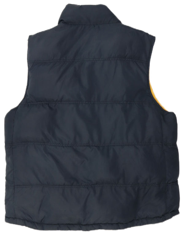 Crew Clothing Gilet imbottito reversibile da uomo UK 44 2XL Poliestere blu navy