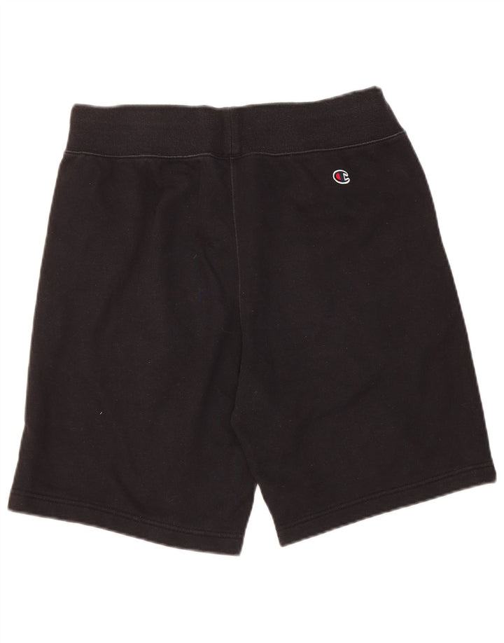Pantaloncini sportivi grafici da uomo Champion piccoli in cotone nero