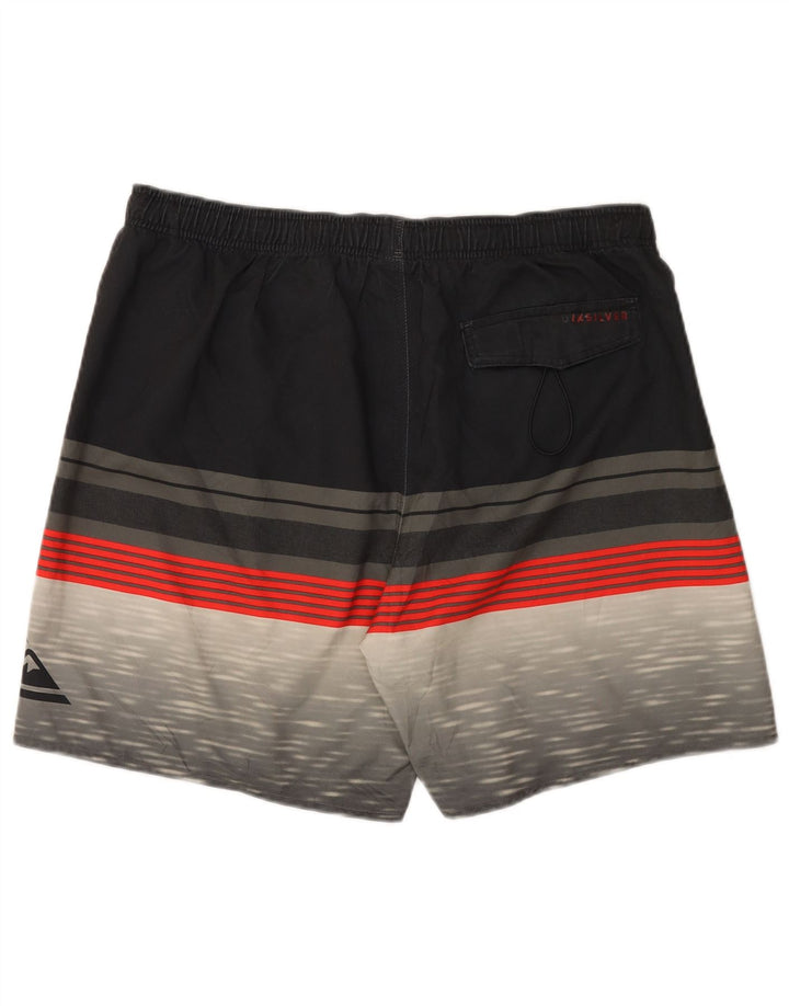 Pantaloncini da bagno da uomo Quiksilver 2XL Poliestere color block nero