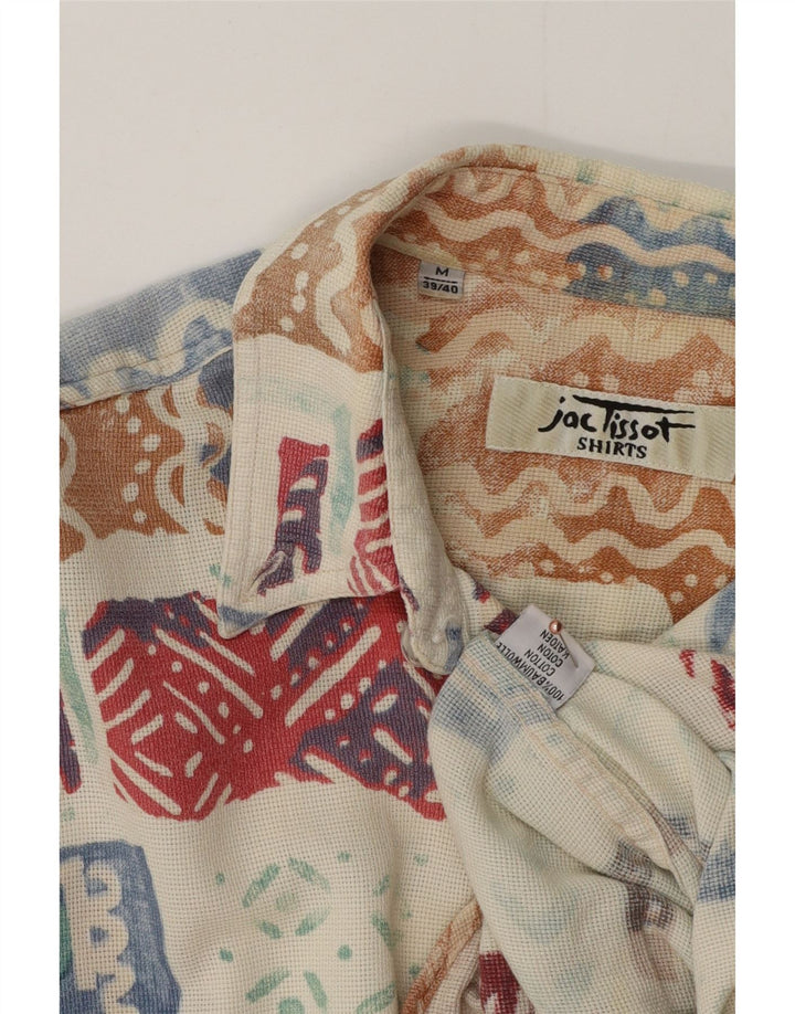 Camicia da uomo JAC TISSOT taglia 39/40 Patchwork medio multicolore