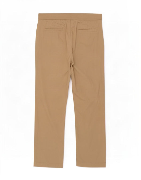 Pantaloni regolari da donna Marks & Spencer UK 16 Large W34 L28 Cotone beige