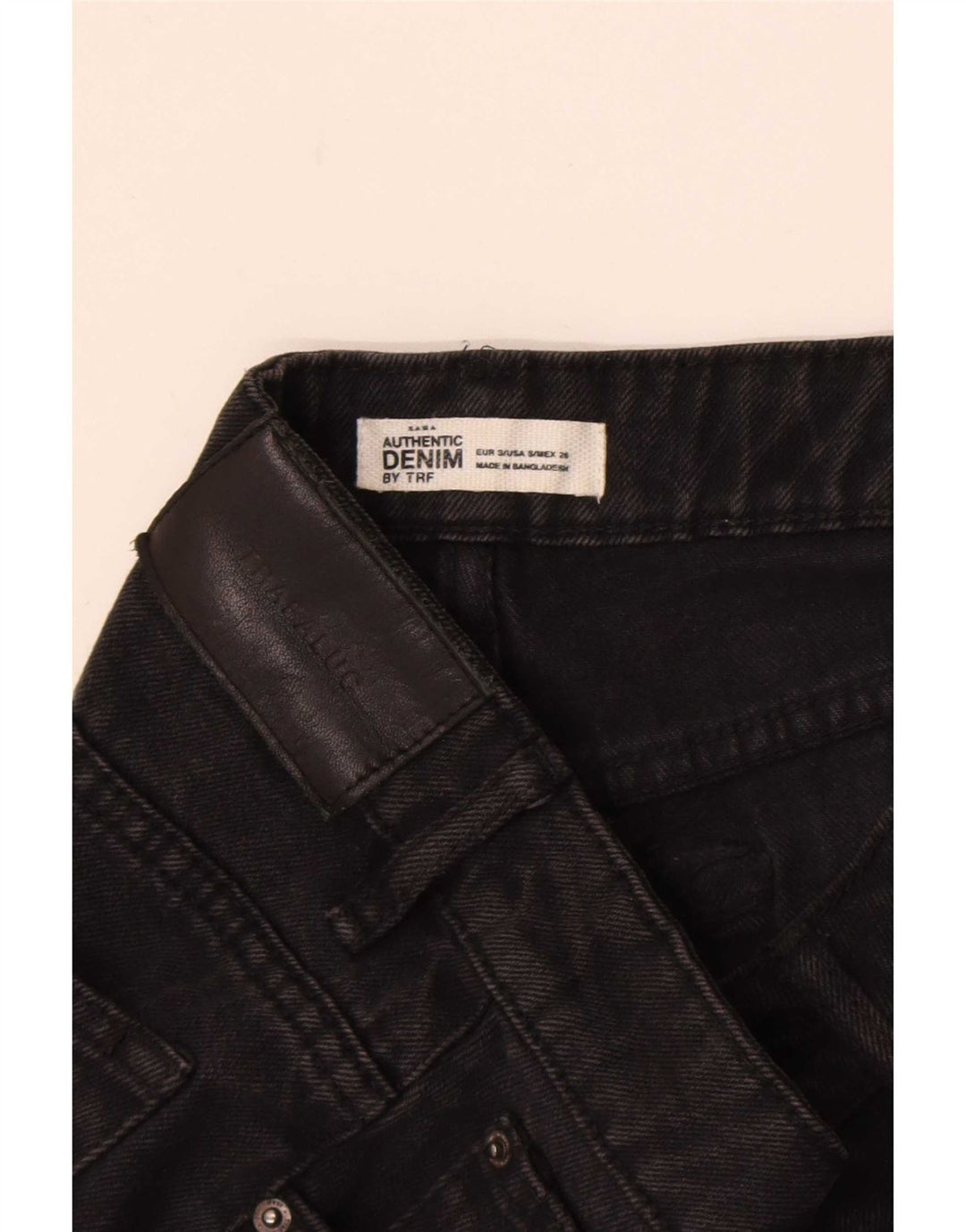 Gonna di jeans da donna Trafaluc piccola W26 nera