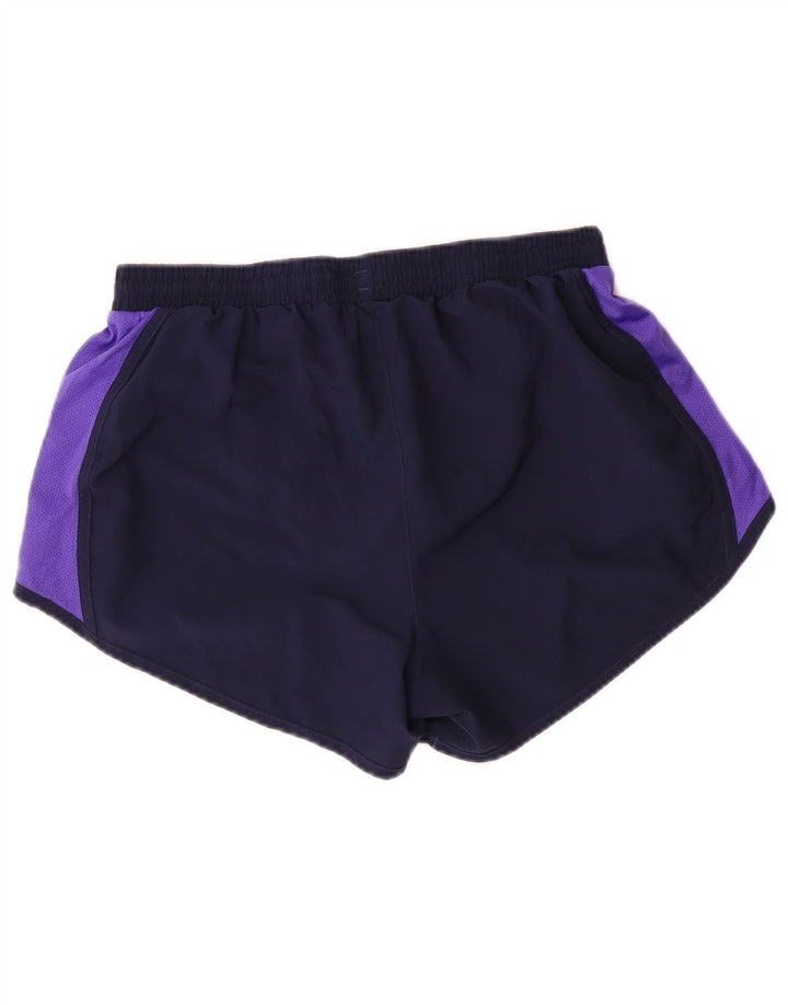 Pantaloncini sportivi da donna UNDER ARMOUR UK 12 Medium Blu Navy Colorblock