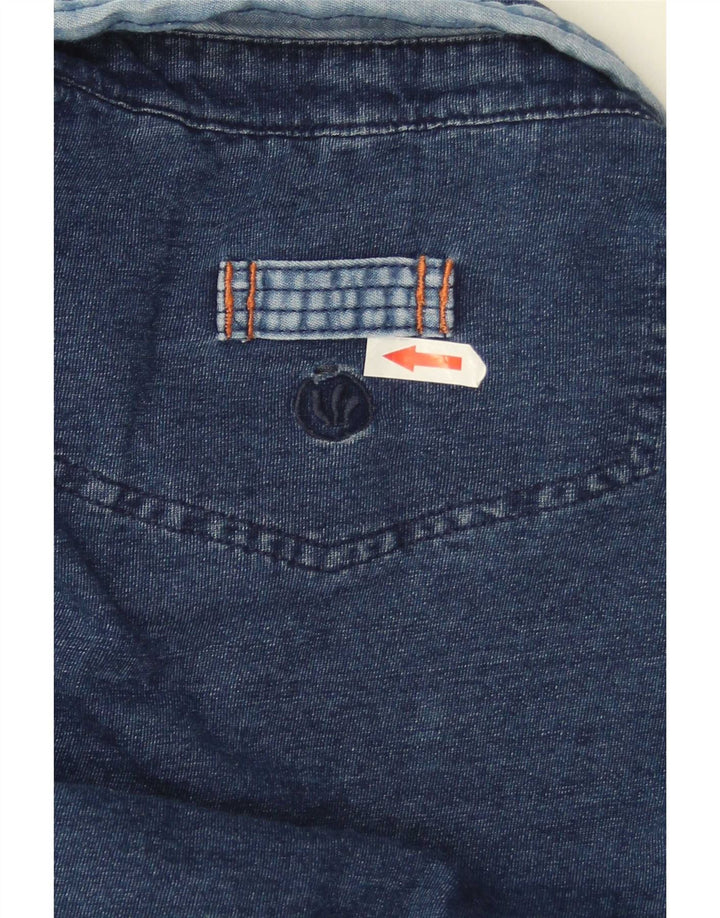 Polo da uomo Fat Face XL in cotone blu navy