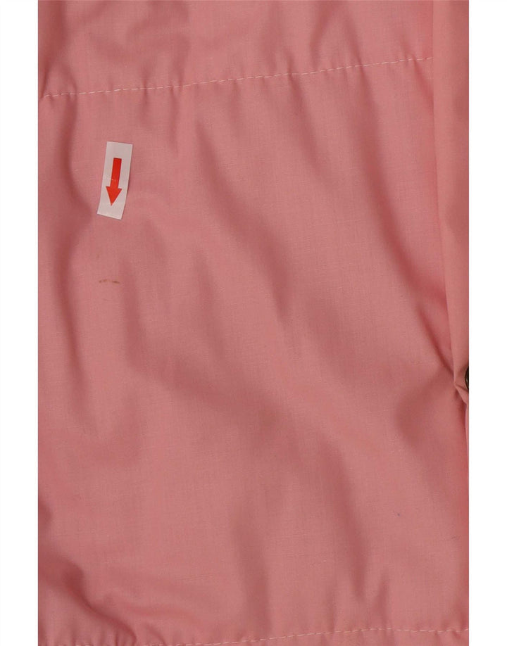 Giacca imbottita vintage da uomo IT 48 in cotone color block rosa medio