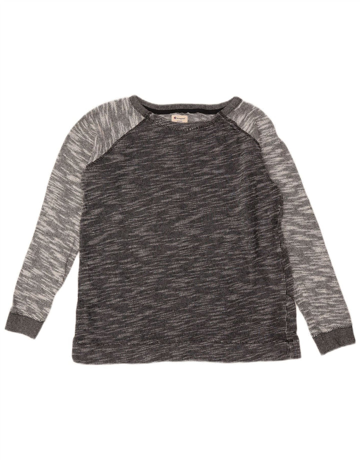 Felpa da donna Champion UK 14 Cotone chiazzato grigio medio