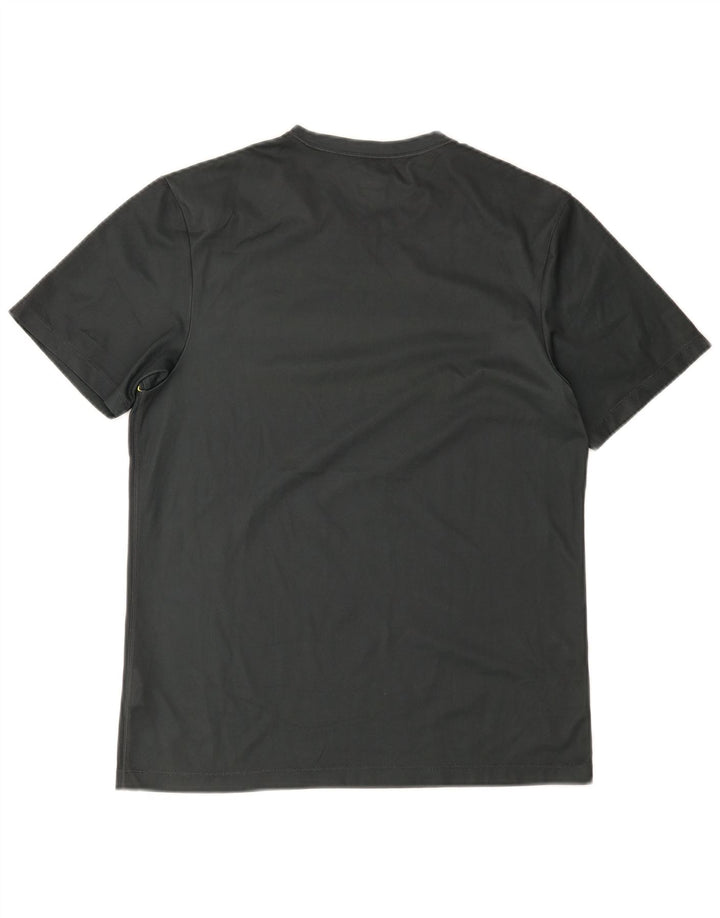 T-shirt da uomo Nike Top UK 39/41 poliestere color block verde medio