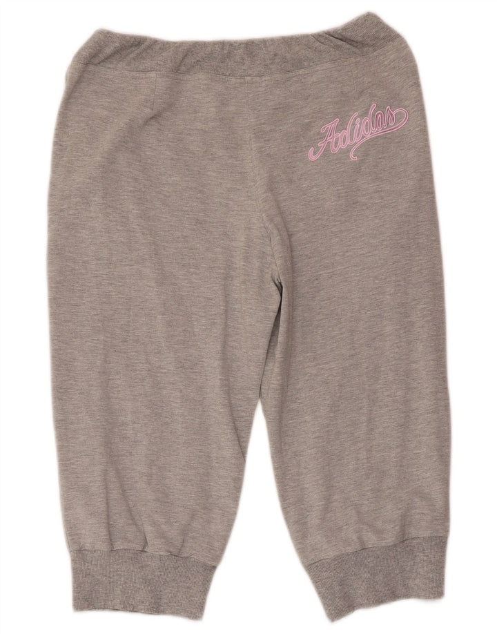 Pantaloni da tuta ADIDAS Capri per ragazze 15-16 anni Grigi