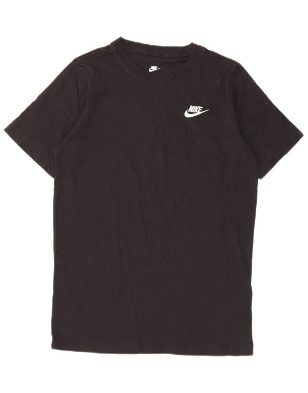 T-shirt Nike Ragazzo Top 12-13 anni Large Nera in cotone