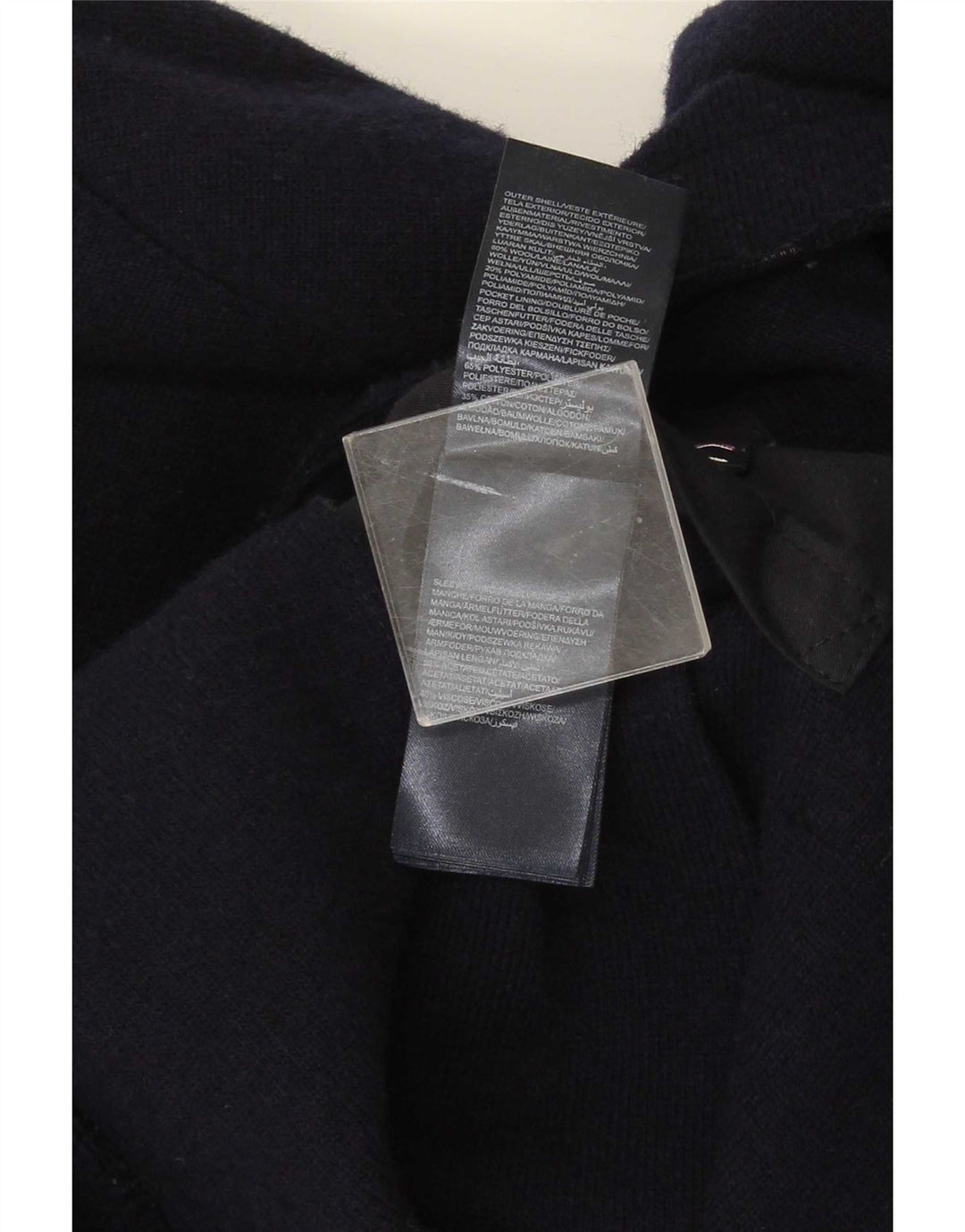 Giacca blazer a 3 bottoni da uomo Tommy Hilfiger IT 54 2XL Lana blu navy