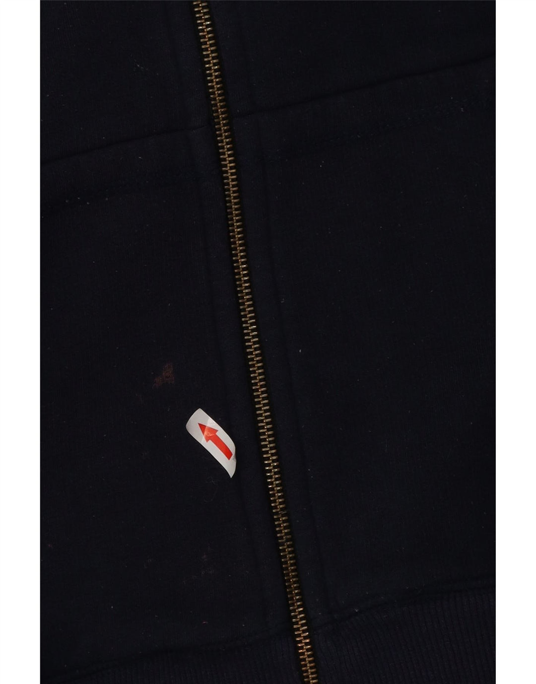 Felpa con cappuccio e zip Nike da uomo XL in cotone blu navy