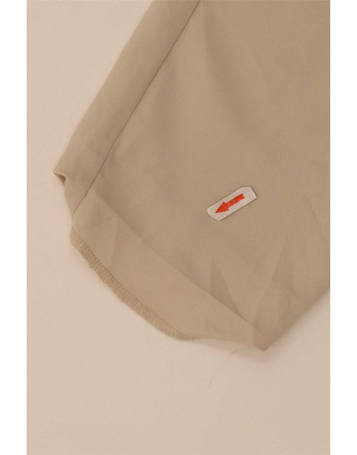 Pantaloni corti con pegging da donna Zara medi W30 L26 poliestere beige