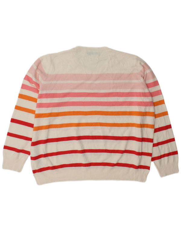 Maglione maglione girocollo da donna Marks & Spencer UK 22 3XL multicolore