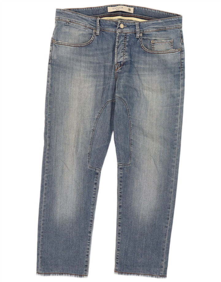Jeans dritti da uomo SIVIGLIA W36 L27 Blu