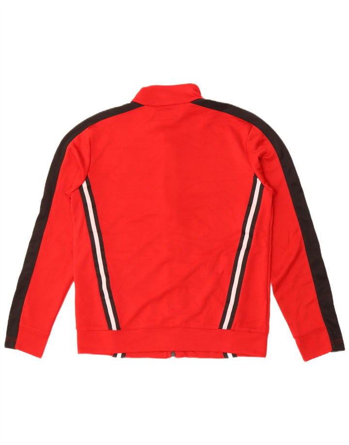 Giacca superiore della tuta da ragazzo Jordan 12-13 anni XL Poliestere color block rosso