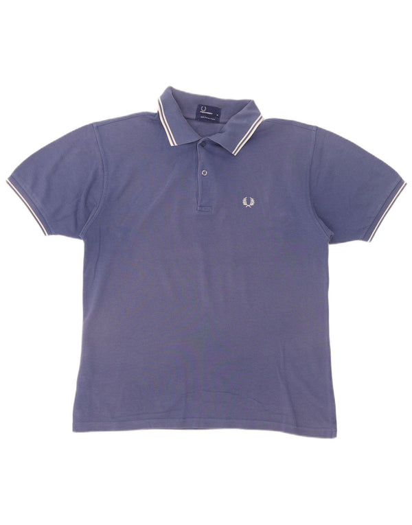 Polo da uomo Fred Perry blu medio