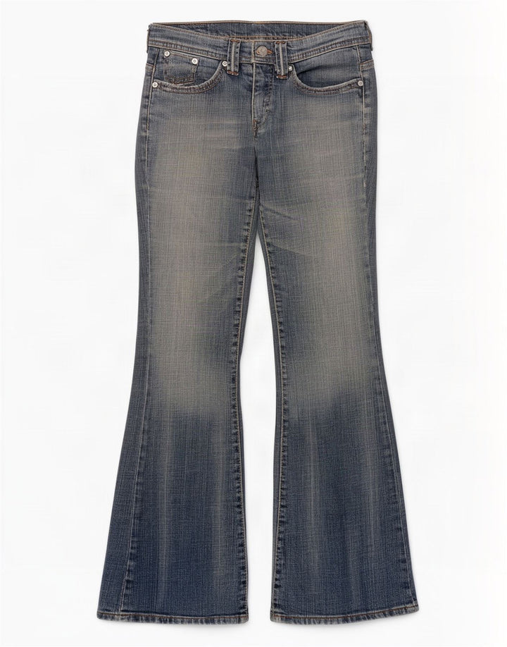 Jeans svasati da donna Levi's W28 L31 in cotone blu