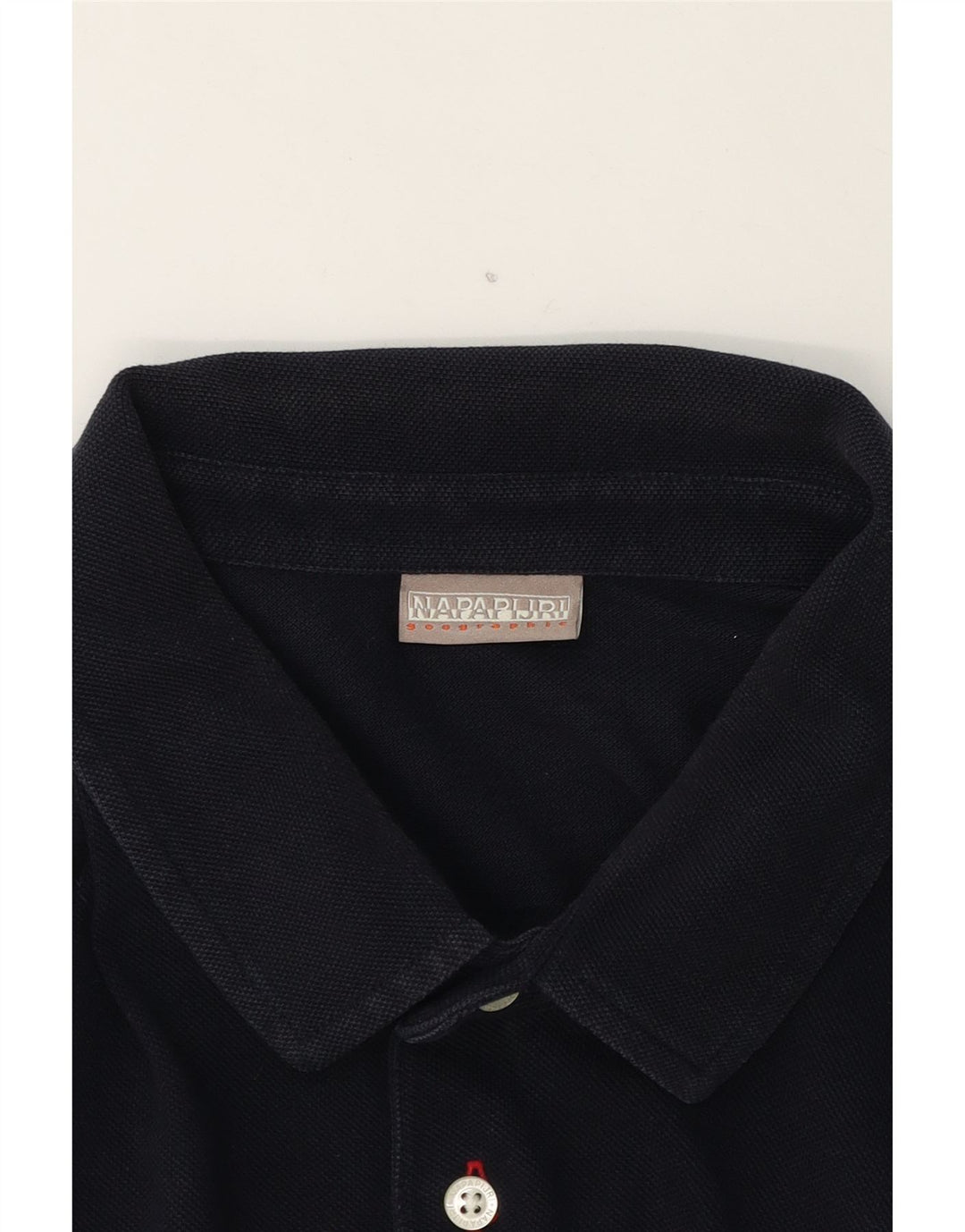 NAPAPIJRI Mens Polo Shirt XL Navy Blue Vintage Napapijri and Second-Hand Napapijri from Messina Hembry 